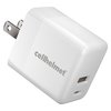 Cellhelmet USB A and USB C Dual Wall Charger 20W PD, White WALL-PD-20W-A-C